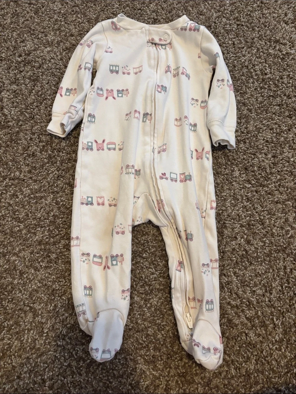 Carter's Baby Girl Footie Sleepers - Pink, Cream, Blue, Green, Lavender